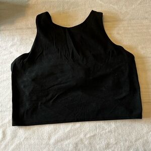 Athleta Black Longline Sports Bra